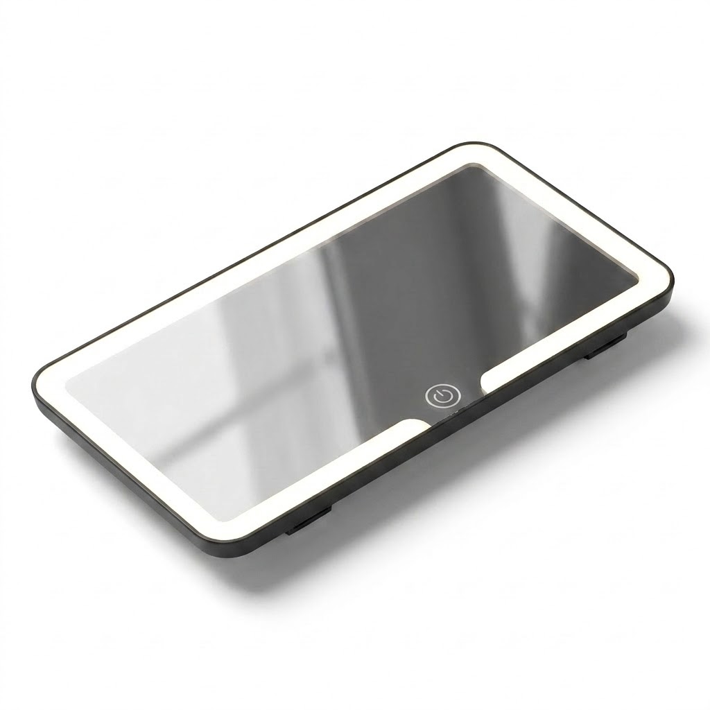 Elevora GlowMirror™ — Car Sun Visor LED Makeup Mirror