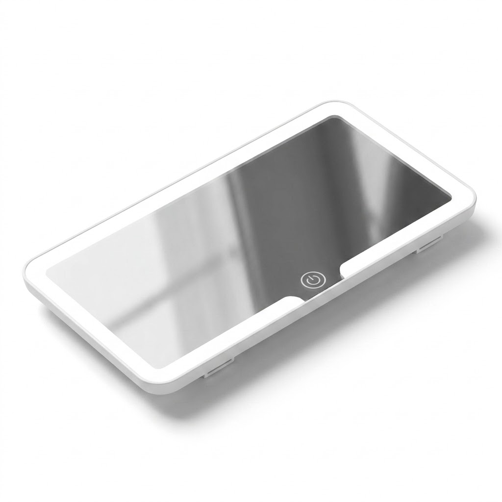 Elevora GlowMirror™ — Car Sun Visor LED Makeup Mirror